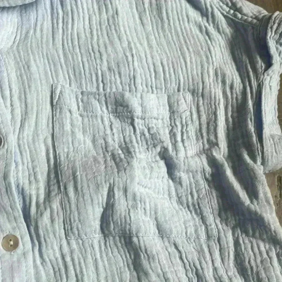 🔥Lola River🔥 | Blue super light button up blouse - Picture 4 of 9